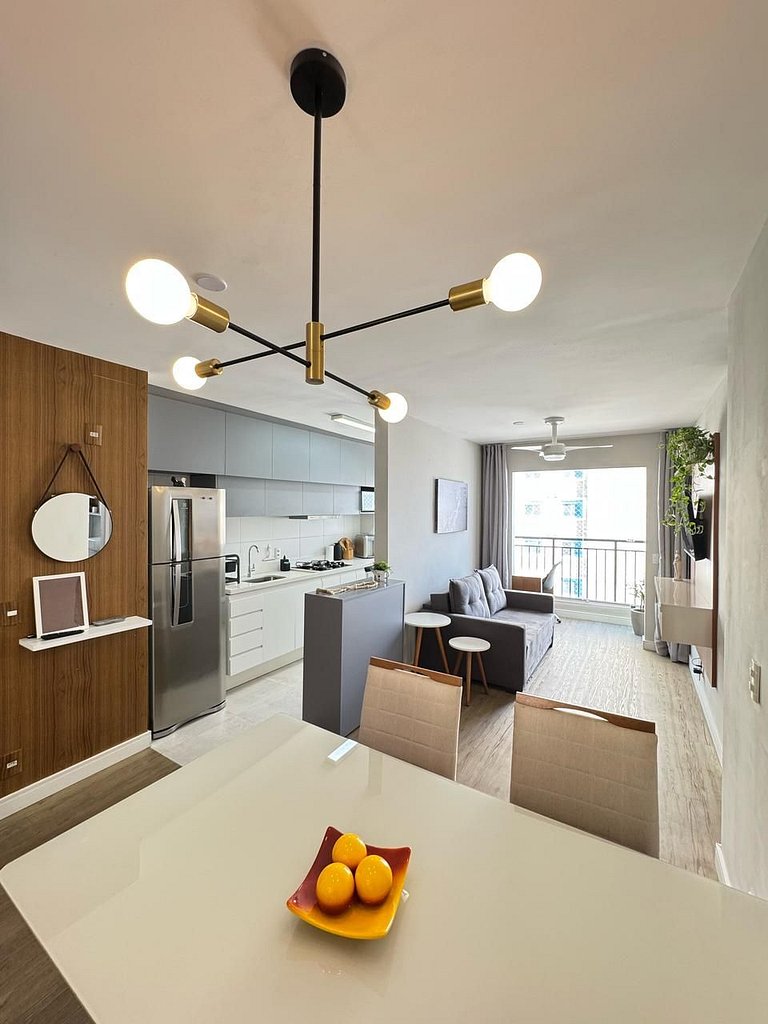 1110 B Ap Novo decorado c/ Wi-Fi e vaga de garagem