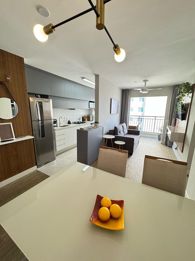 1110 B Ap Novo decorado c/ Wi-Fi e vaga de garagem