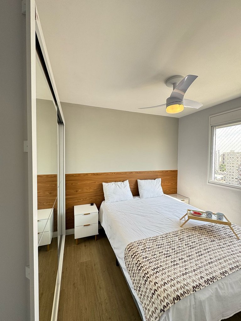 1110 B Ap Novo decorado c/ Wi-Fi e vaga de garagem