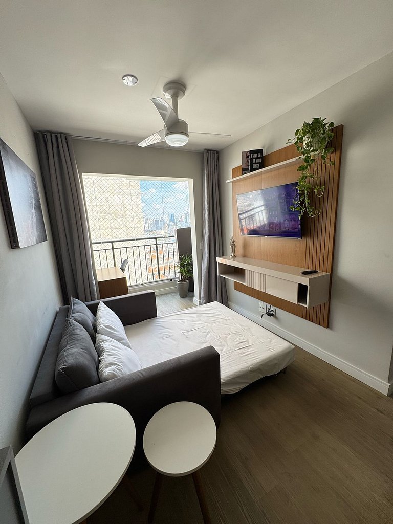 1110 B Ap Novo decorado c/ Wi-Fi e vaga de garagem