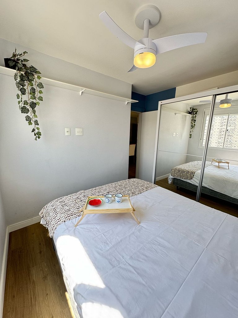 1110 B Ap Novo decorado c/ Wi-Fi e vaga de garagem