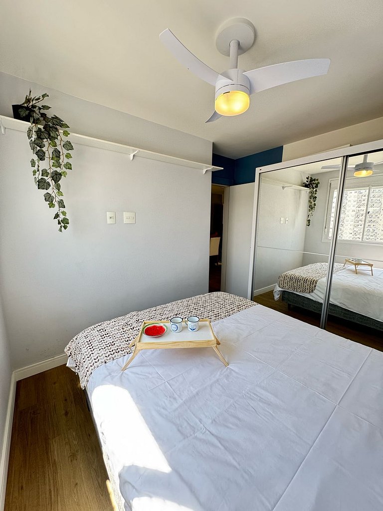 1110 B Ap Novo decorado c/ Wi-Fi e vaga de garagem