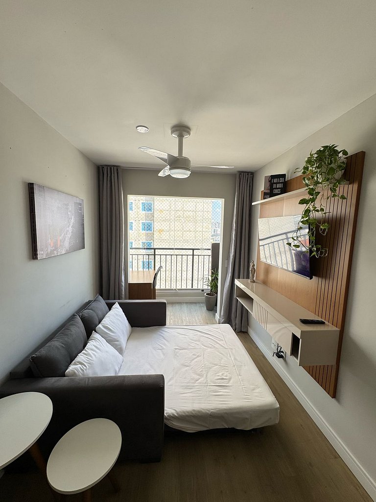 1110 B Ap Novo decorado c/ Wi-Fi e vaga de garagem