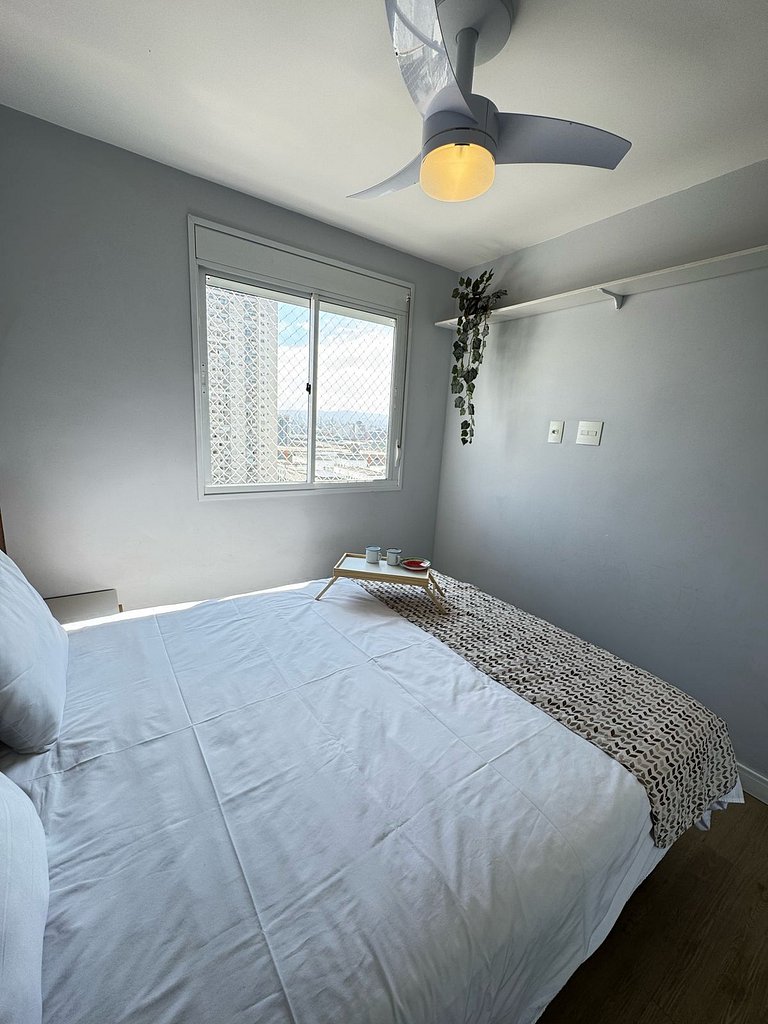 1110 B Ap Novo decorado c/ Wi-Fi e vaga de garagem