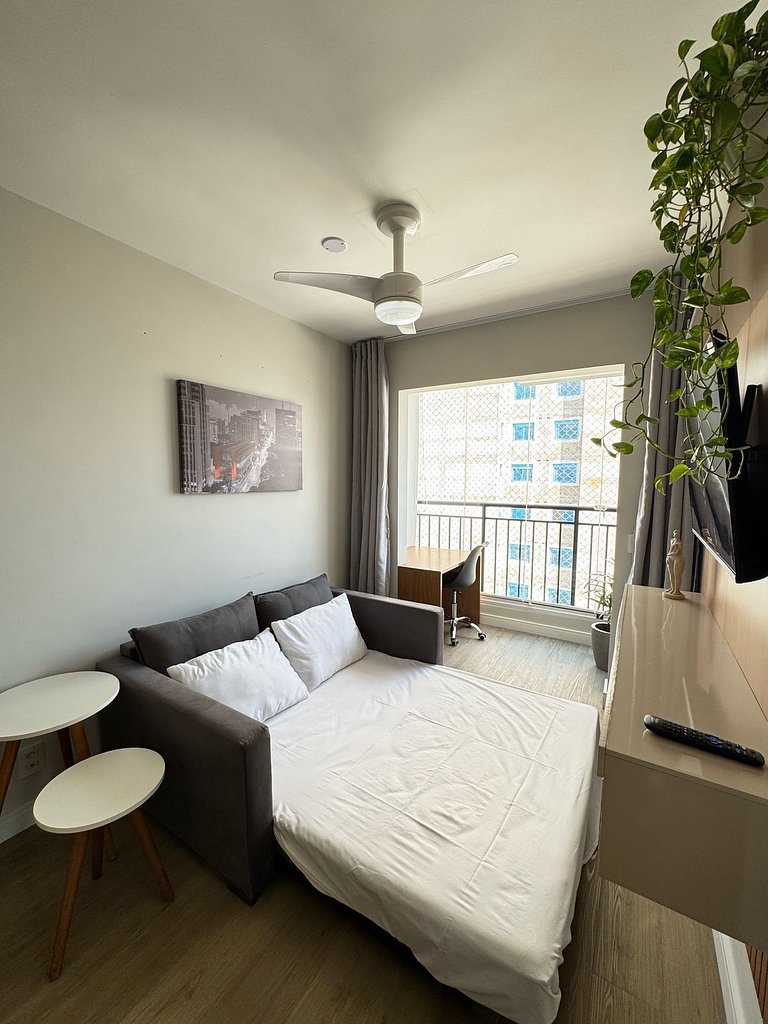 1110 B Ap Novo decorado c/ Wi-Fi e vaga de garagem