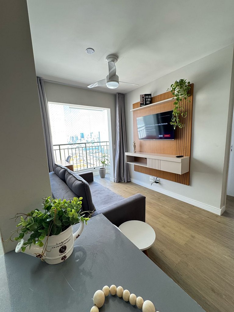 1110 B Ap Novo decorado c/ Wi-Fi e vaga de garagem