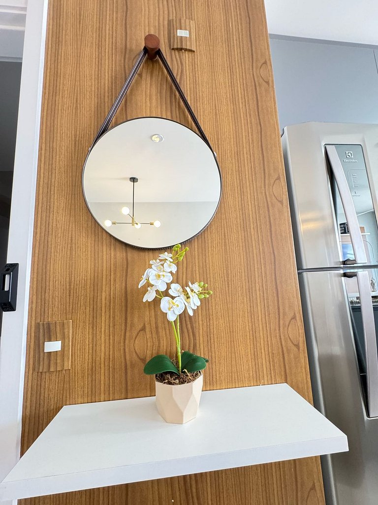 1110 B Ap Novo decorado c/ Wi-Fi e vaga de garagem