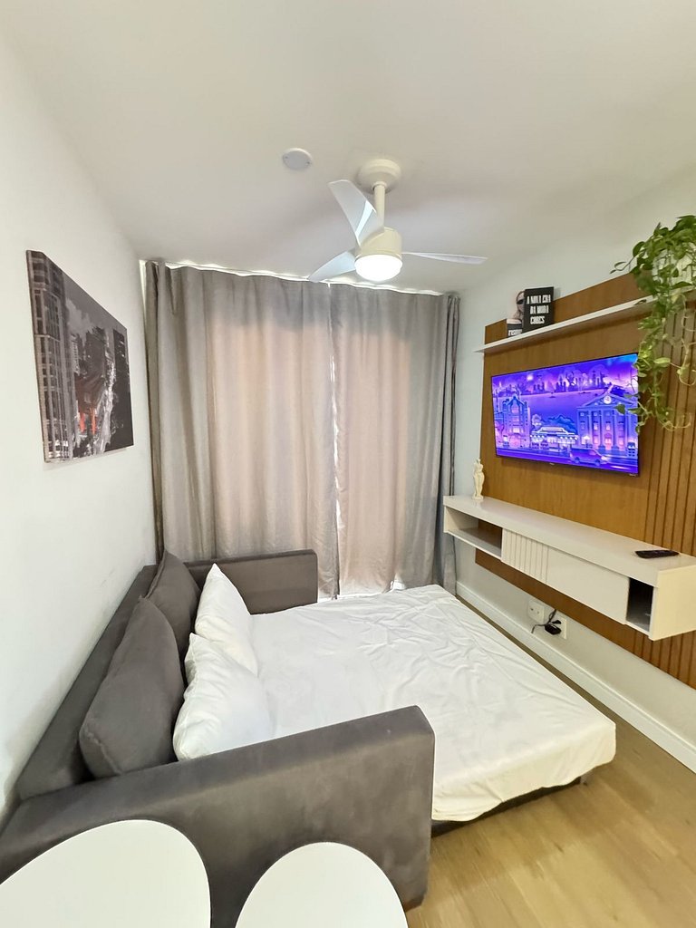 1110 B Ap Novo decorado c/ Wi-Fi e vaga de garagem