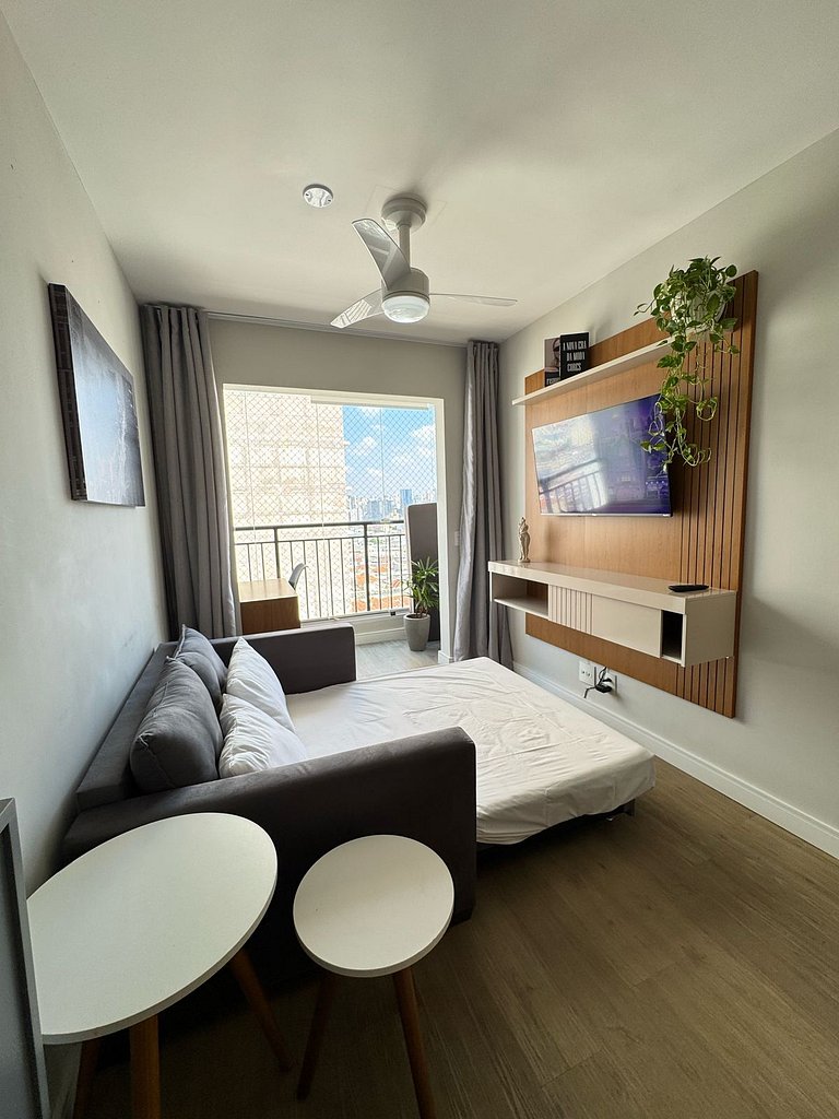 1110 B Ap Novo decorado c/ Wi-Fi e vaga de garagem