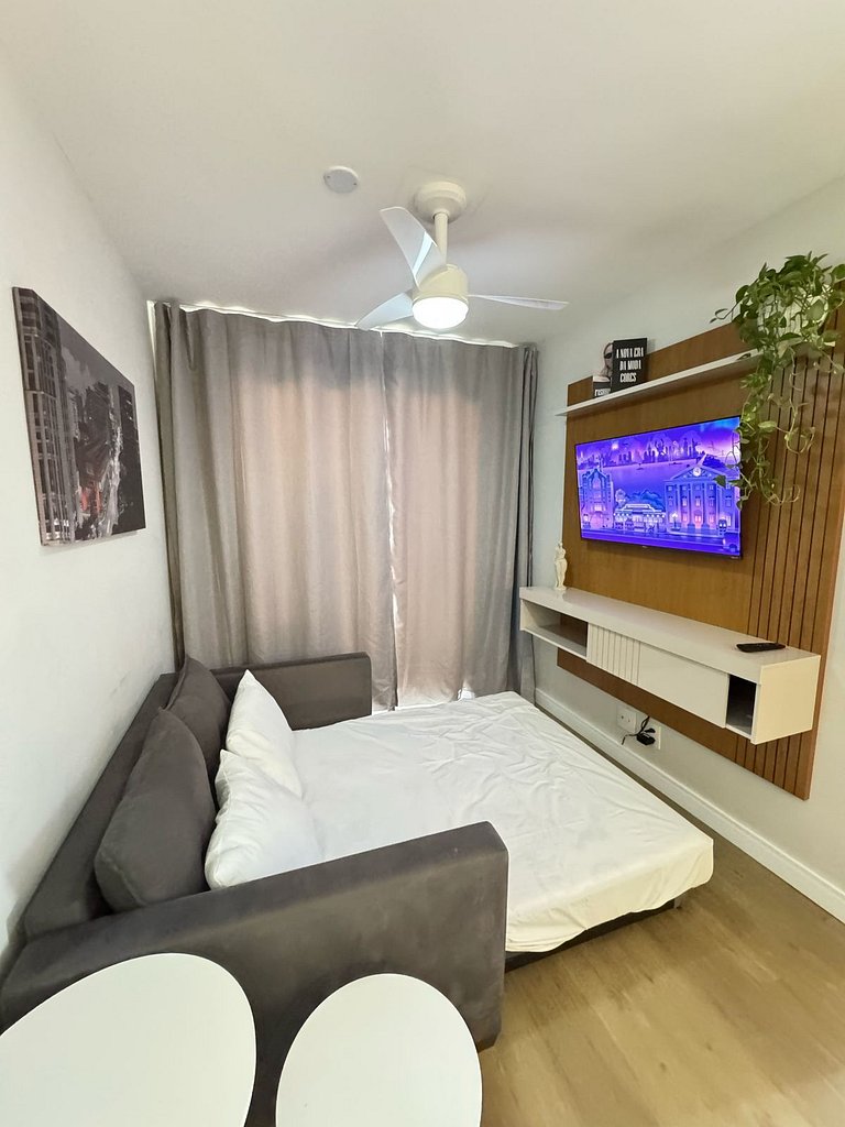 1110 B Ap Novo decorado c/ Wi-Fi e vaga de garagem