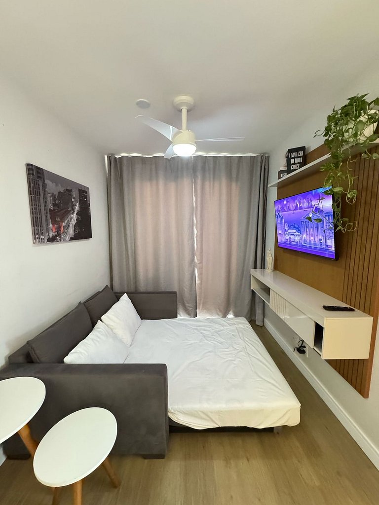 1110 B Ap Novo decorado c/ Wi-Fi e vaga de garagem