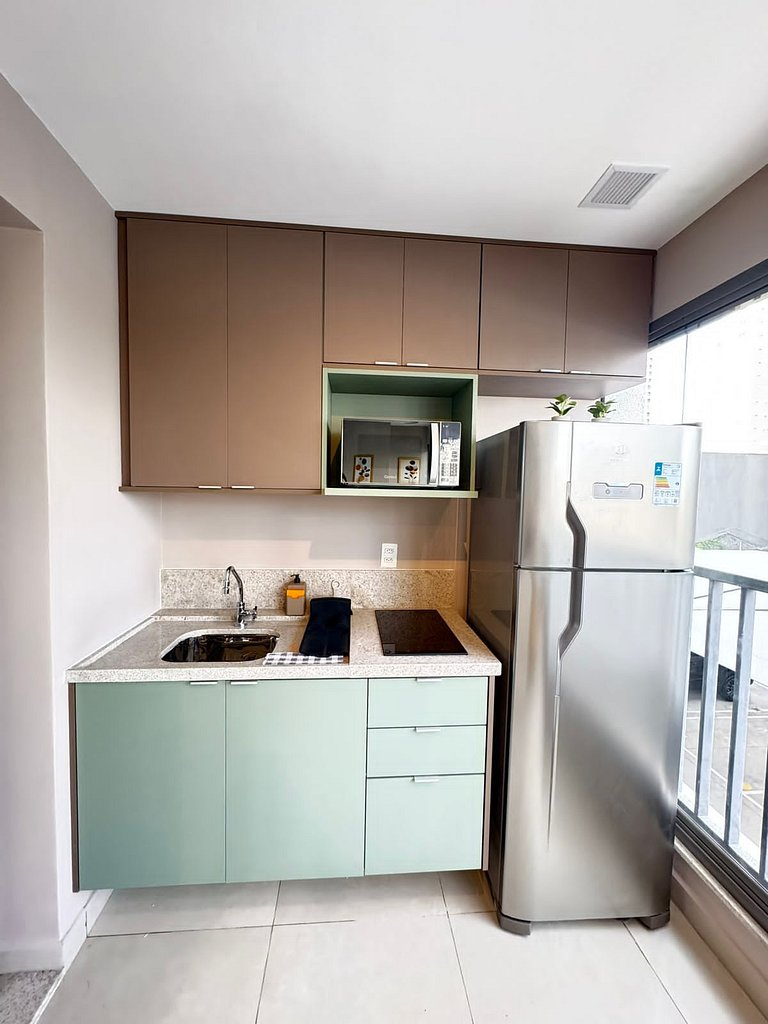 2016 Brooklin | AP Novo c/ AC, Academia e varanda