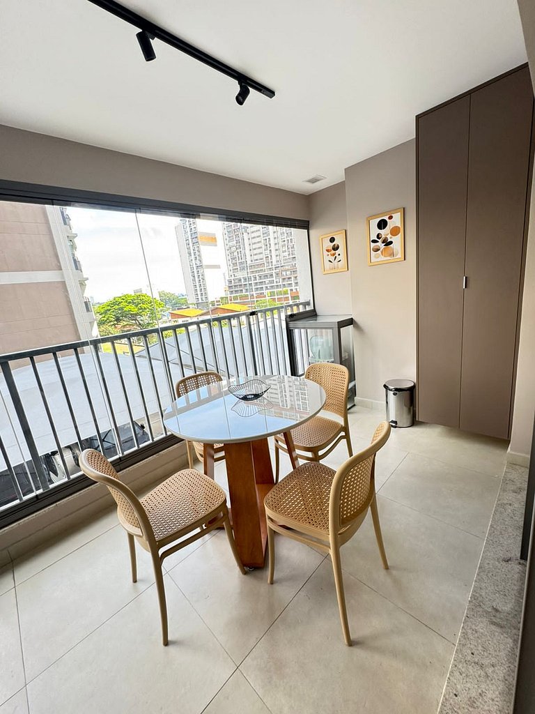 2016 Brooklin | AP Novo c/ AC, Academia e varanda