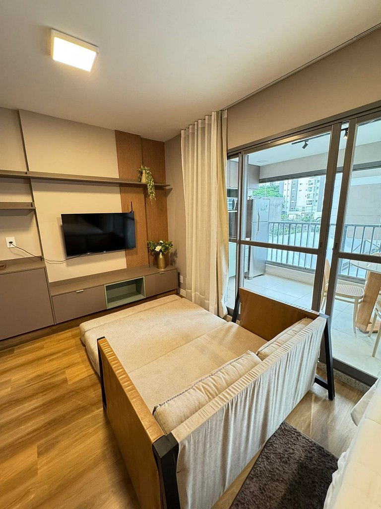 2016 Brooklin | AP Novo c/ AC, Academia e varanda