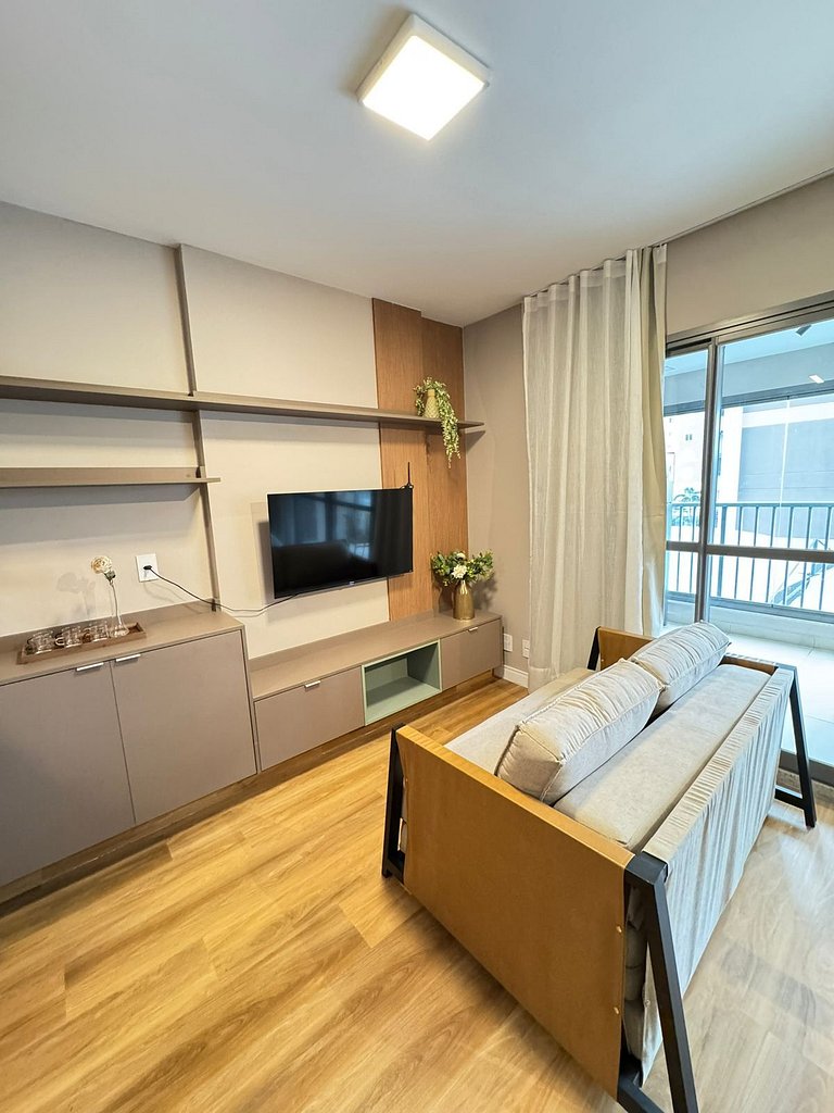 2016 Brooklin | AP Novo c/ AC, Academia e varanda