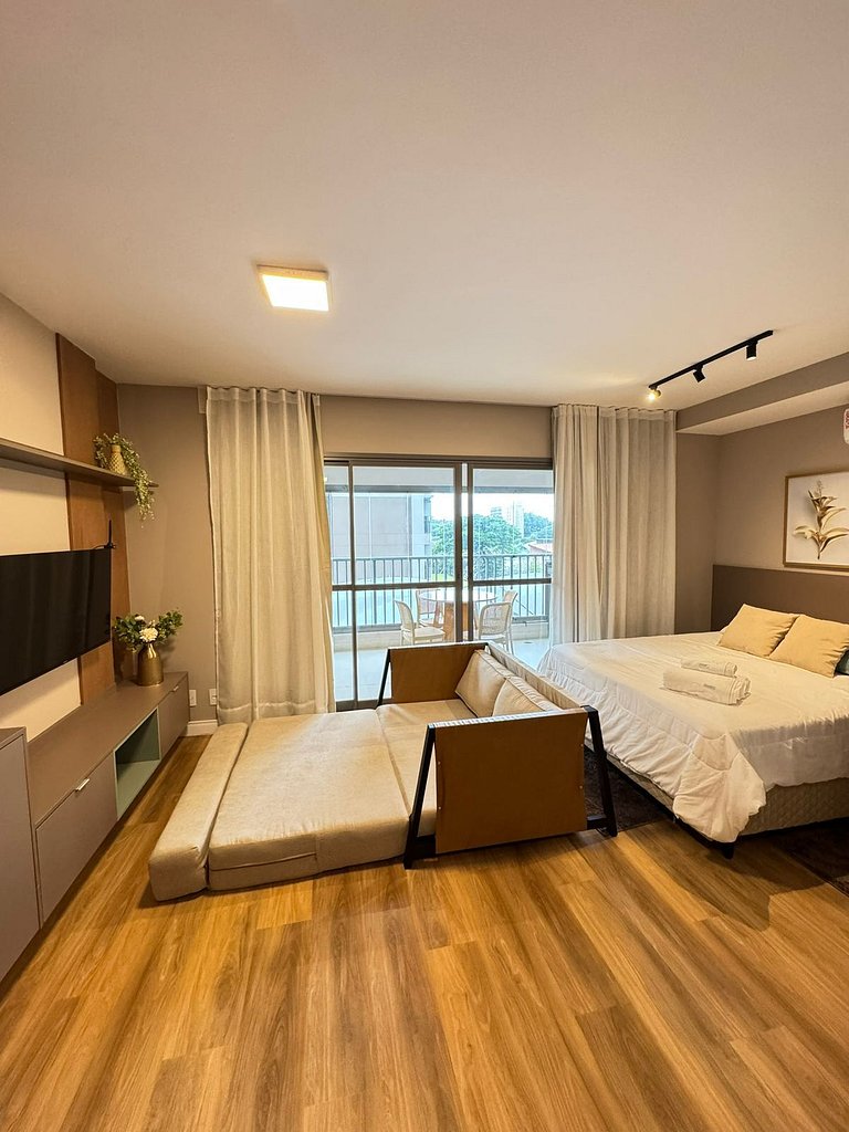 2016 Brooklin | AP Novo c/ AC, Academia e varanda