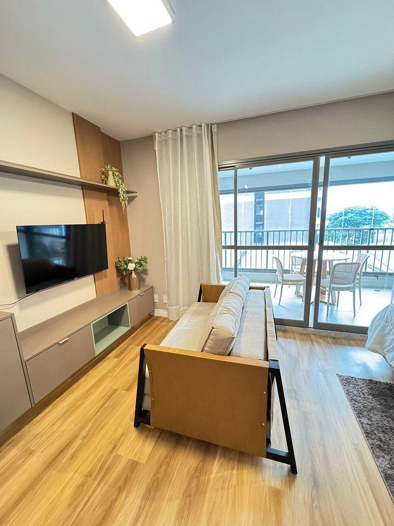 2016 Brooklin | AP Novo c/ AC, Academia e varanda