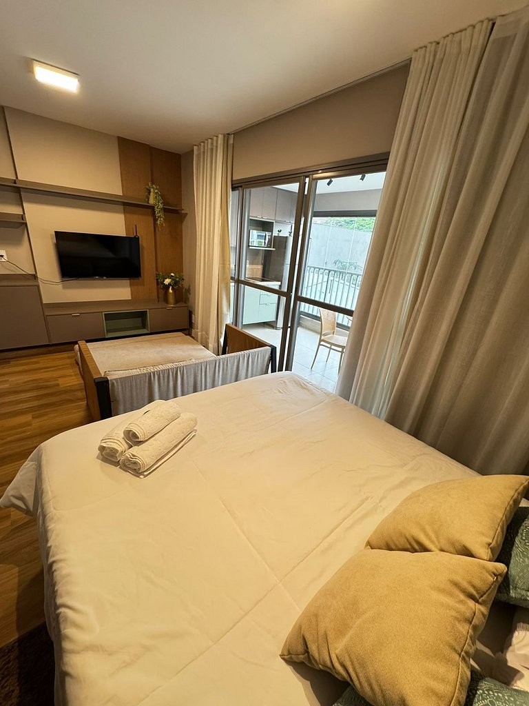 2016 Brooklin | AP Novo c/ AC, Academia e varanda