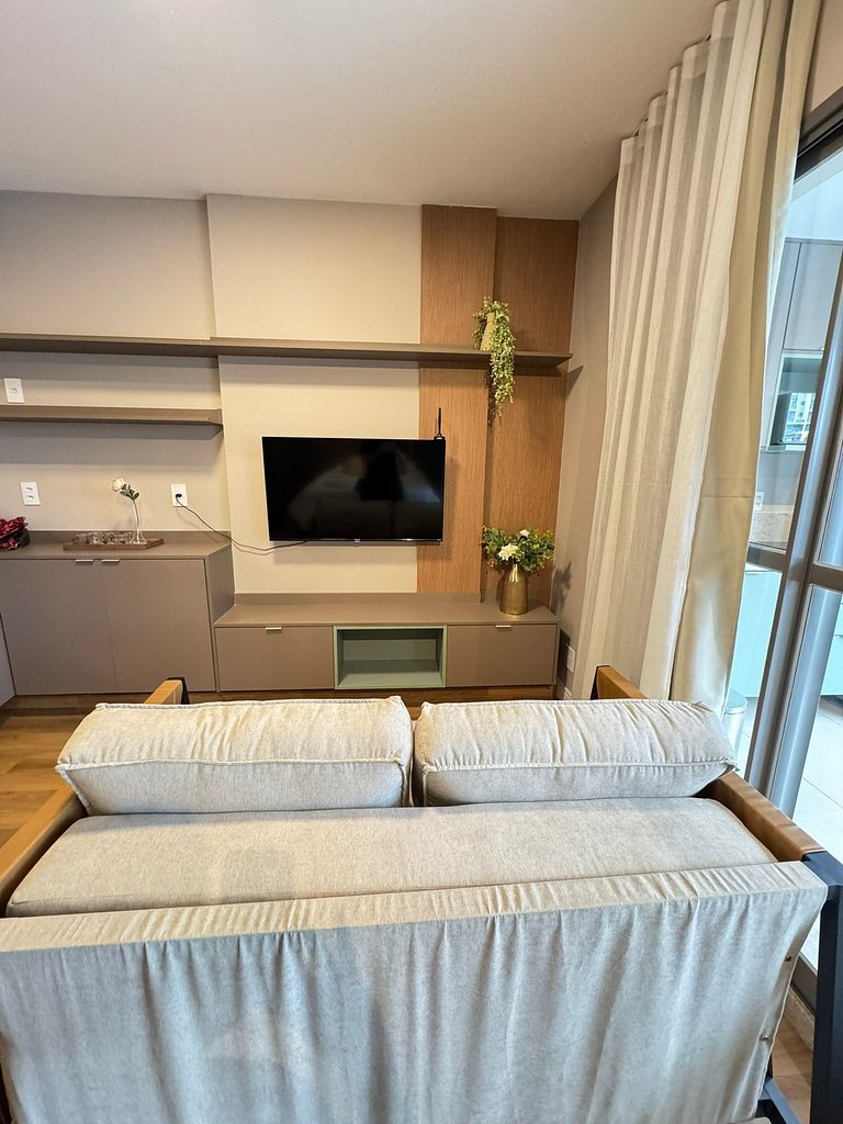 2016 Brooklin | AP Novo c/ AC, Academia e varanda