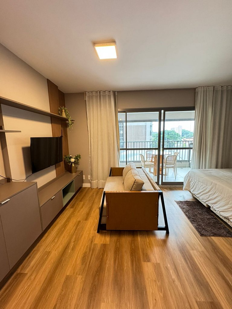 2016 Brooklin | AP Novo c/ AC, Academia e varanda