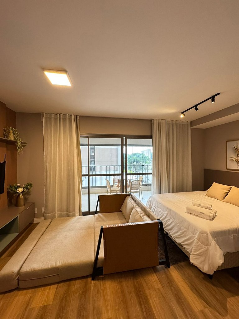 2016 Brooklin | AP Novo c/ AC, Academia e varanda