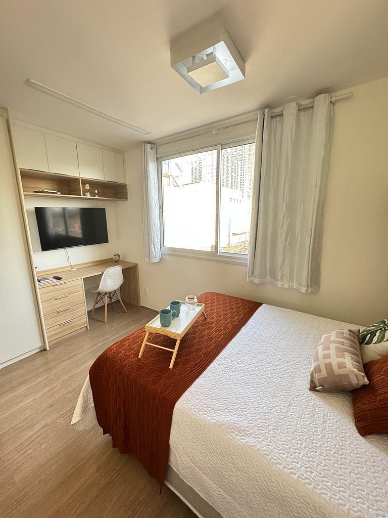 30B Studio Novo | Brás c/ Wi-Fi, ao lado do metrô