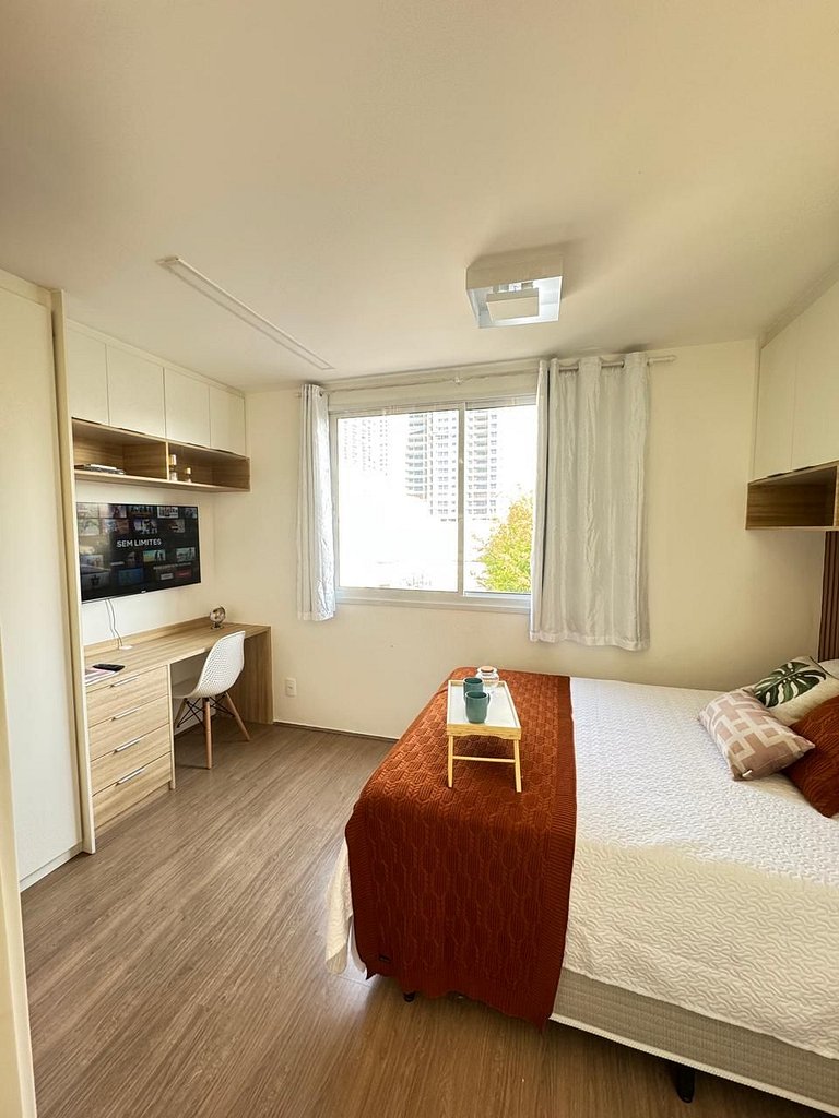 30B Studio Novo | Brás c/ Wi-Fi, ao lado do metrô