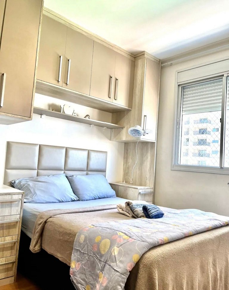 704 B Luxo Centro SP | Brás - Completo + vaga de garagem