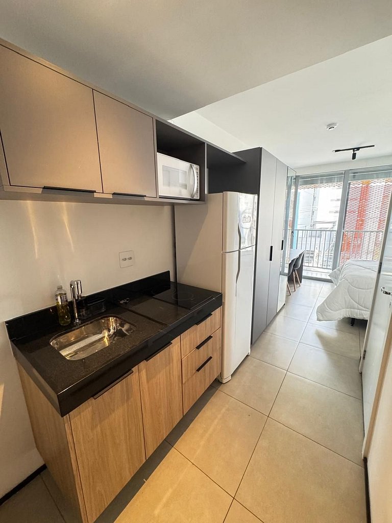 218 Ap Moema | Próx metrô e Ibira! A/C, Wifi, academia