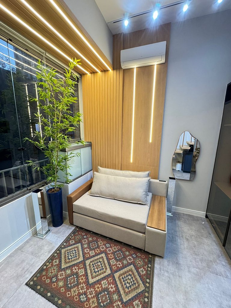 508 Ap Completo no Brooklin c/ Wi-Fi