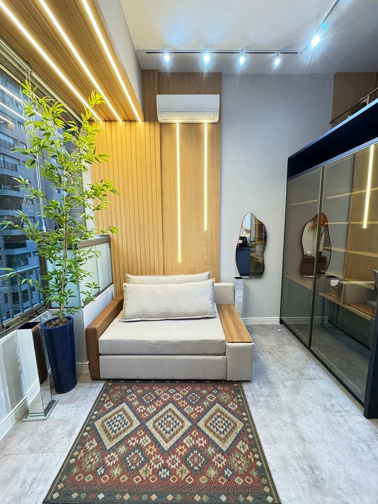 508 Ap Completo no Brooklin c/ Wi-Fi