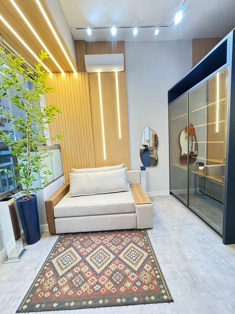 508 Ap Completo no Brooklin c/ Wi-Fi