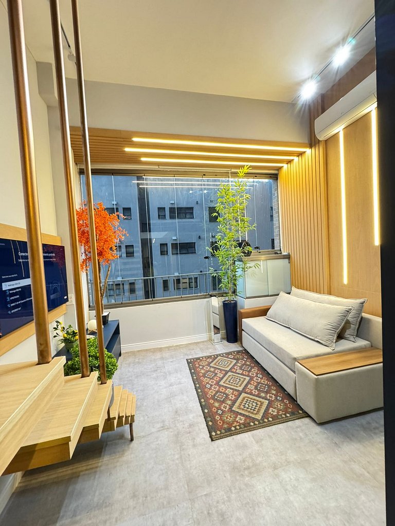 508 Ap Completo no Brooklin c/ Wi-Fi