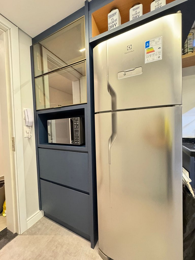 508 Ap Completo no Brooklin c/ Wi-Fi