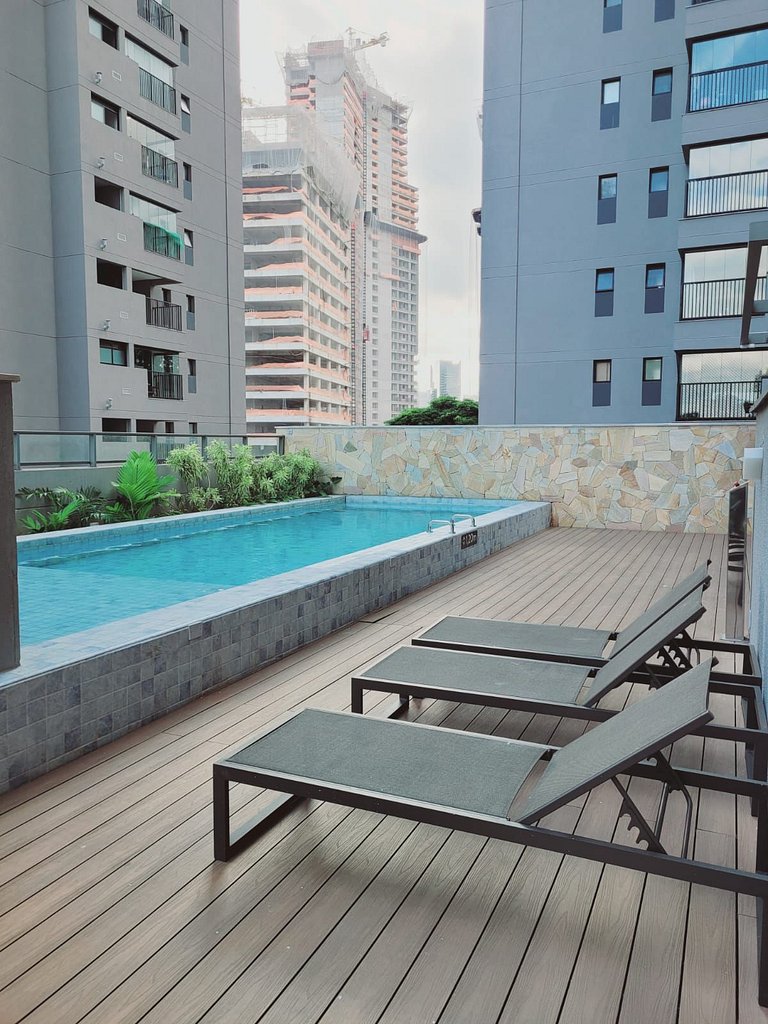 508 Ap Completo no Brooklin c/ Wi-Fi