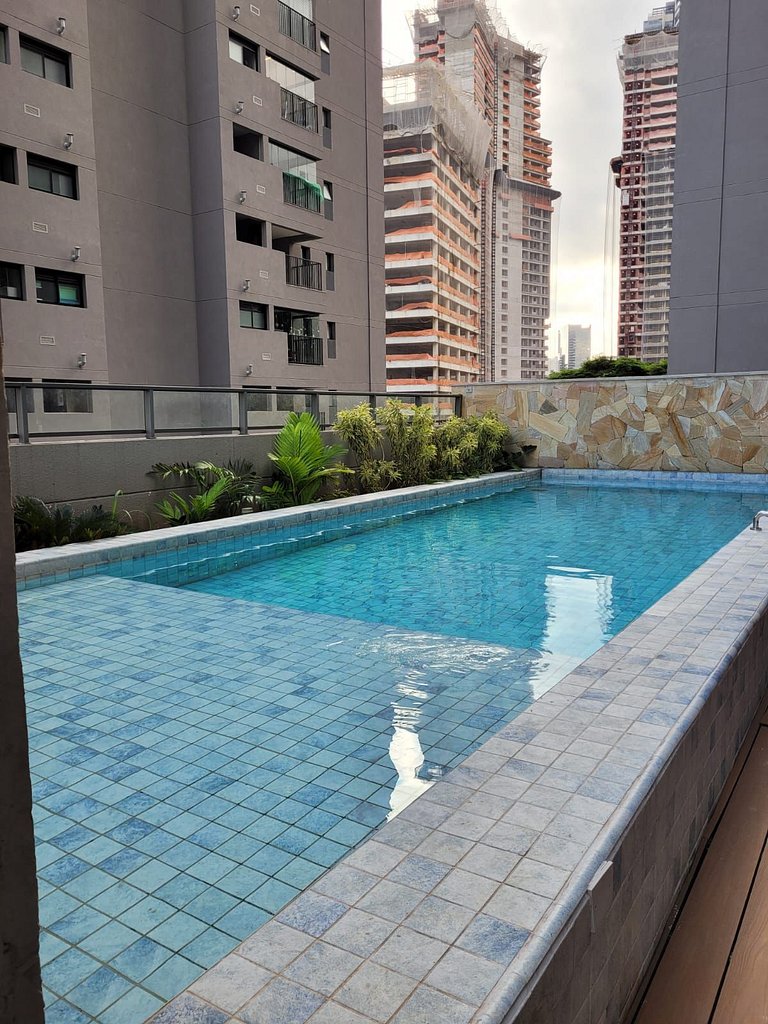 508 Ap Completo no Brooklin c/ Wi-Fi