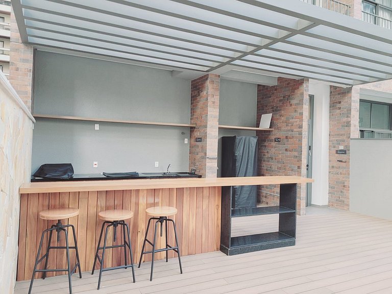 508 Ap Completo no Brooklin c/ Wi-Fi