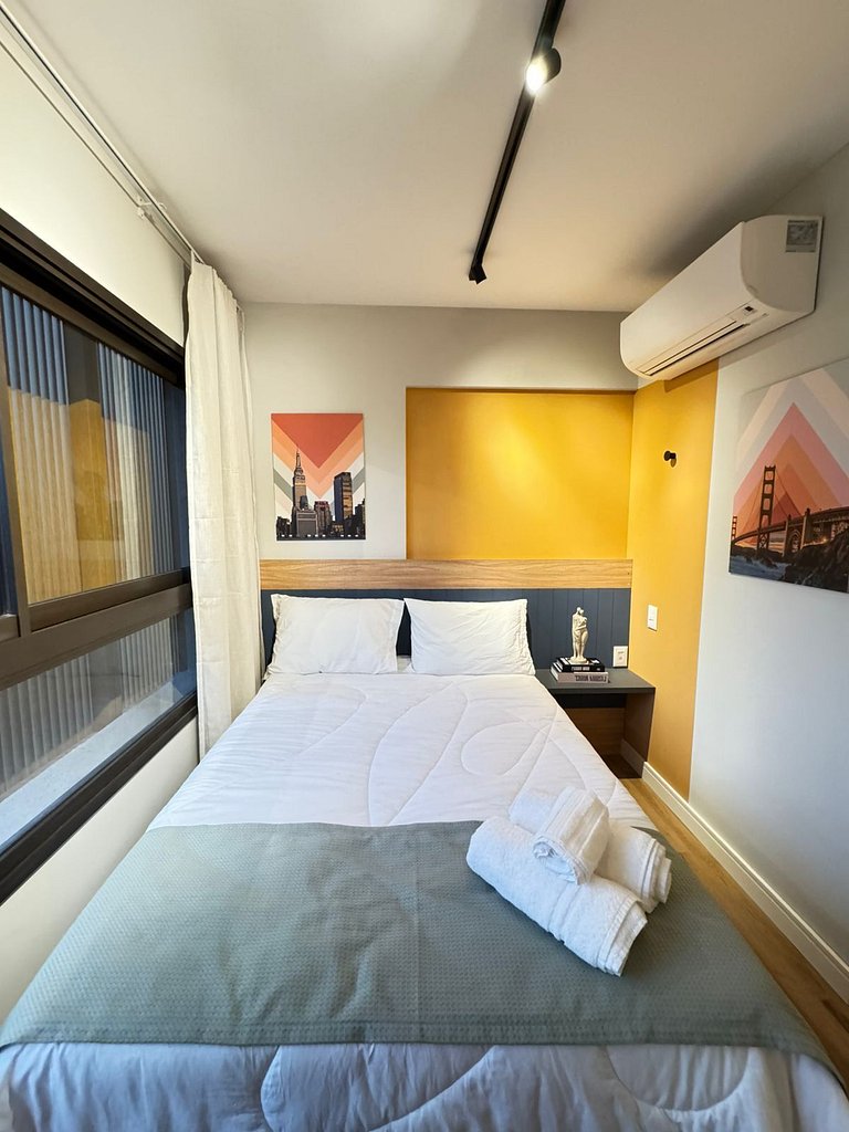 603 Studio em Moema | com A\C e Wi-Fi