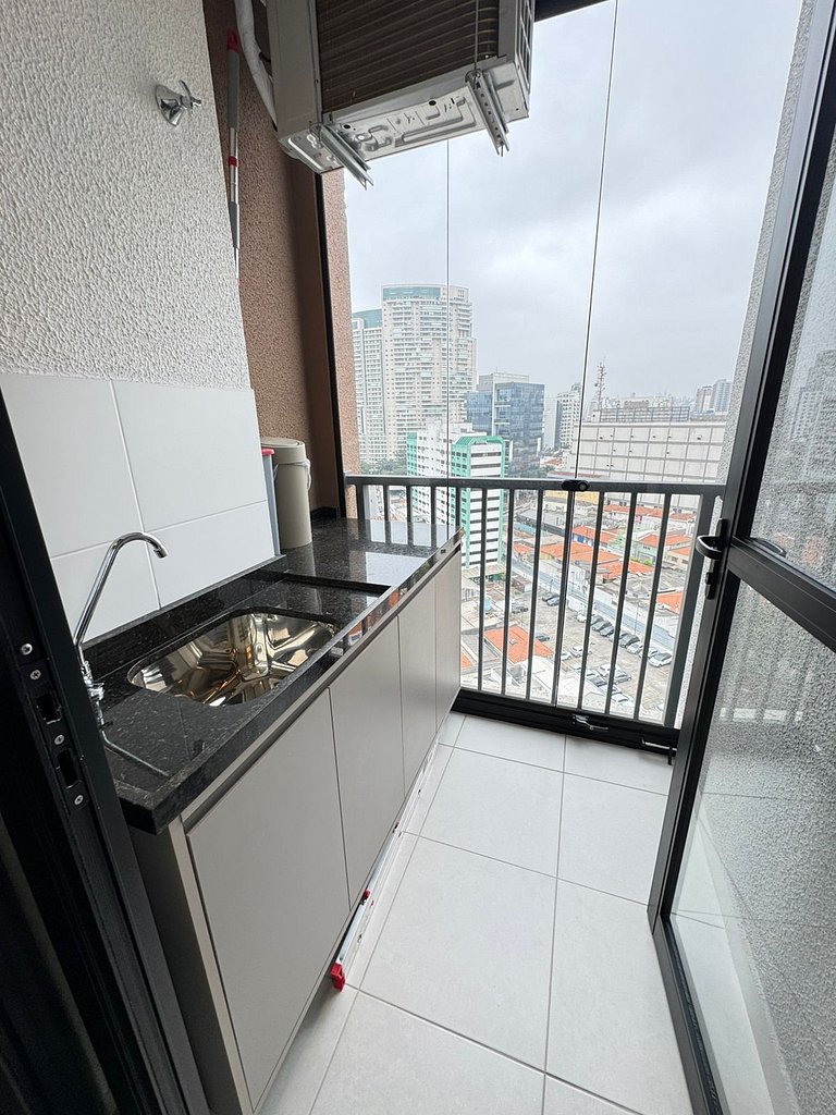 1512 Ap Pinheiros | Próximo ao metro c/ Wi-Fi, A/C