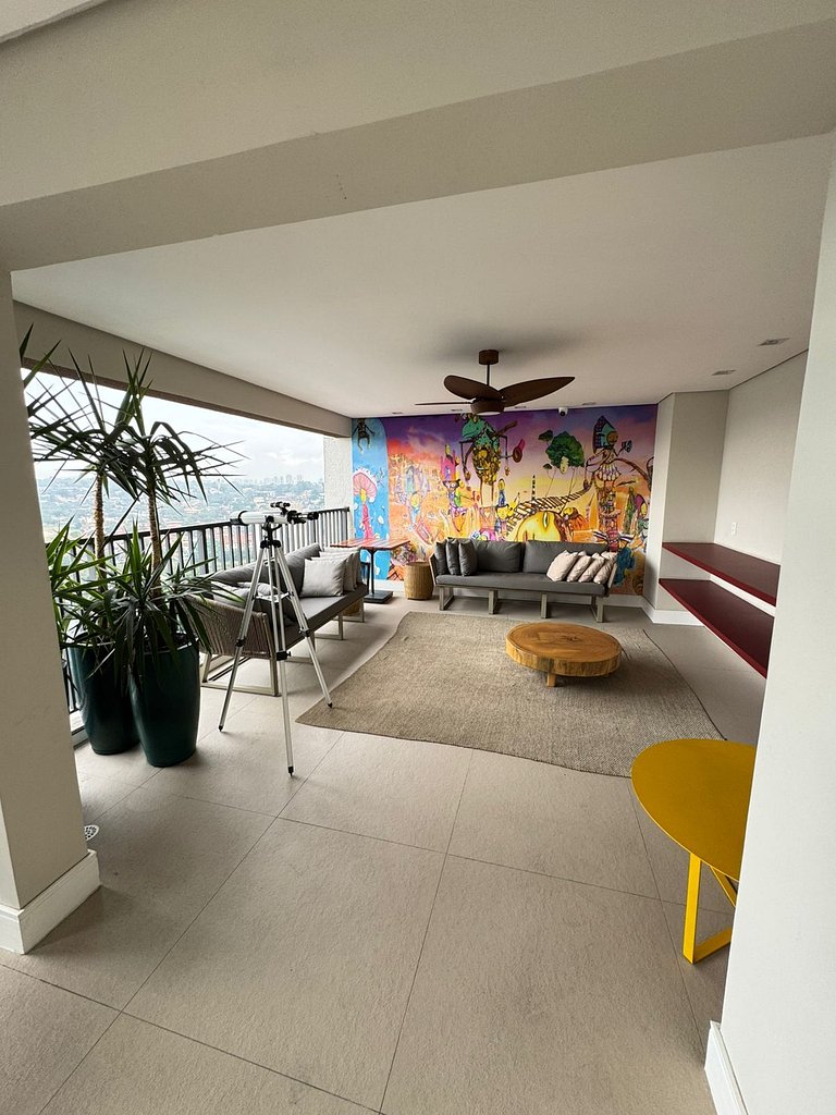 1512 Ap Pinheiros | Próximo ao metro c/ Wi-Fi, A/C