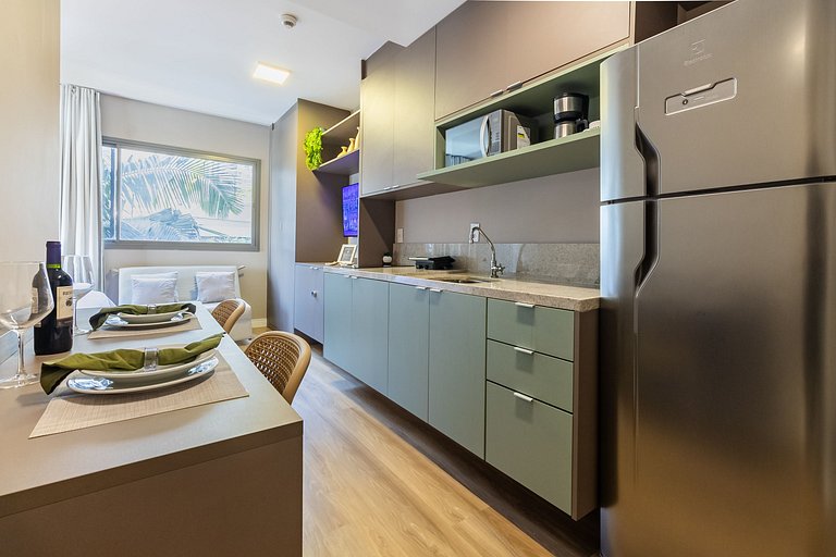 2023 Luxo no brooklin | A/C, academia, Wi-Fi