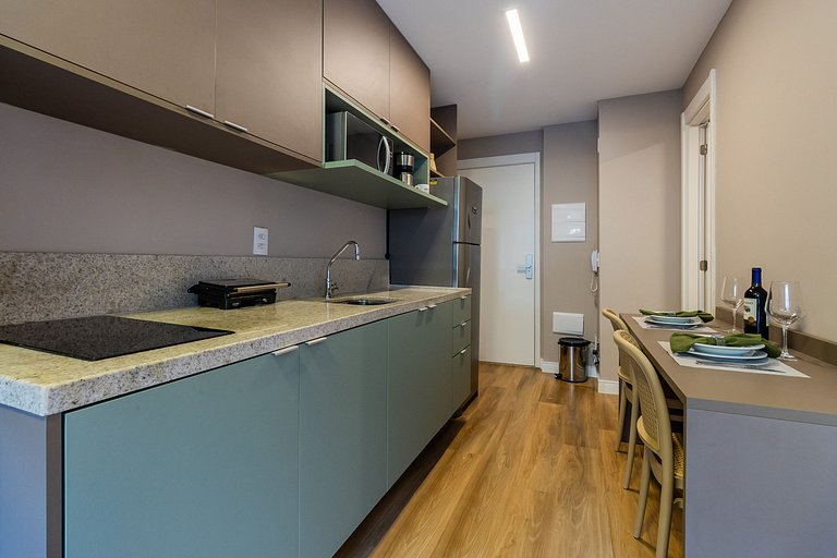 2023 Luxo no brooklin | A/C, academia, Wi-Fi