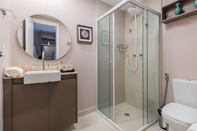 2023 Luxo no brooklin | A/C, academia, Wi-Fi