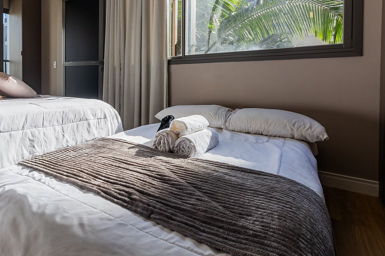 2023 Luxo no brooklin | A/C, academia, Wi-Fi