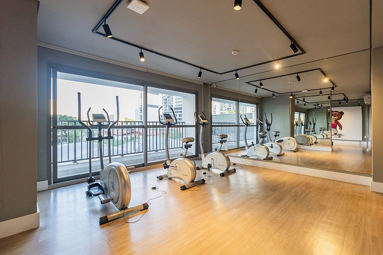 2023 Luxo no brooklin | A/C, academia, Wi-Fi