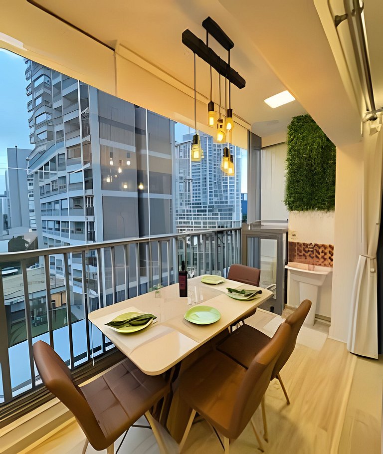 4013 Studio no Brooklin c/ Wifi e Ar Condicionado