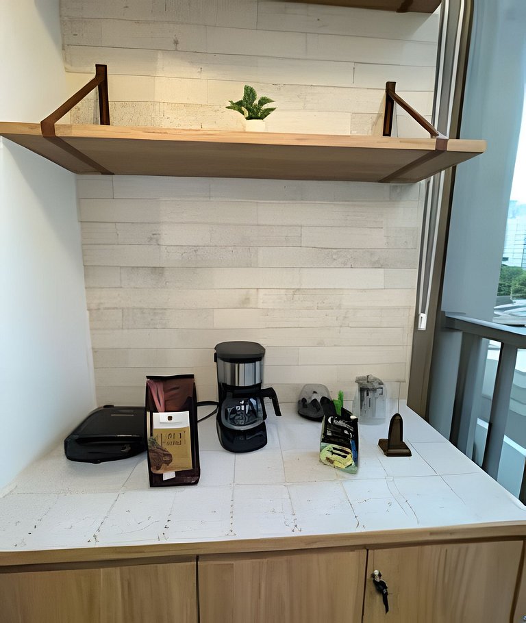 4013 Studio no Brooklin c/ Wifi e Ar Condicionado