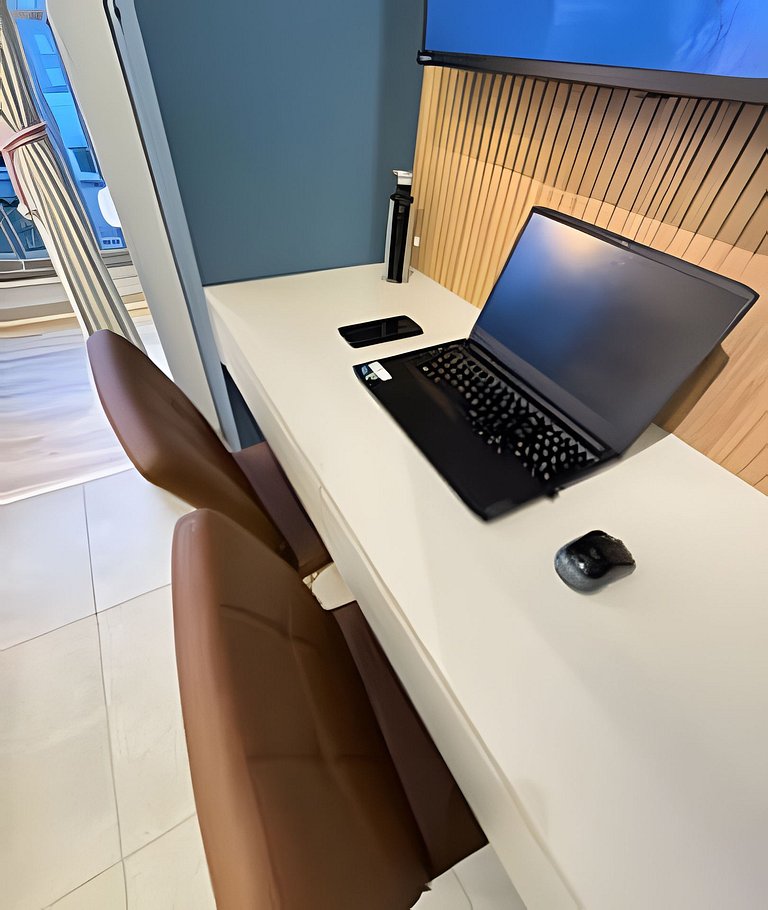 4013 Studio no Brooklin c/ Wifi e Ar Condicionado