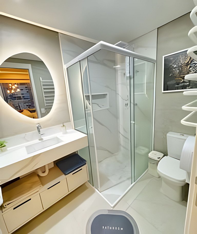 4013 Studio no Brooklin c/ Wifi e Ar Condicionado