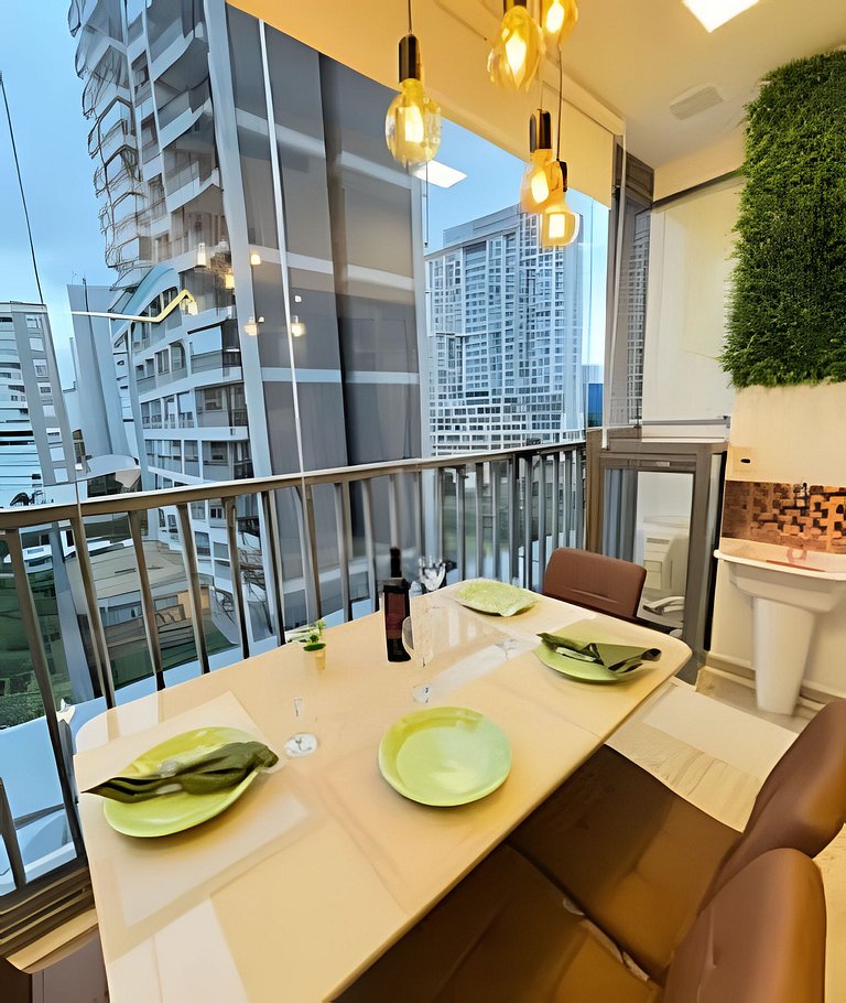 4013 Studio no Brooklin c/ Wifi e Ar Condicionado